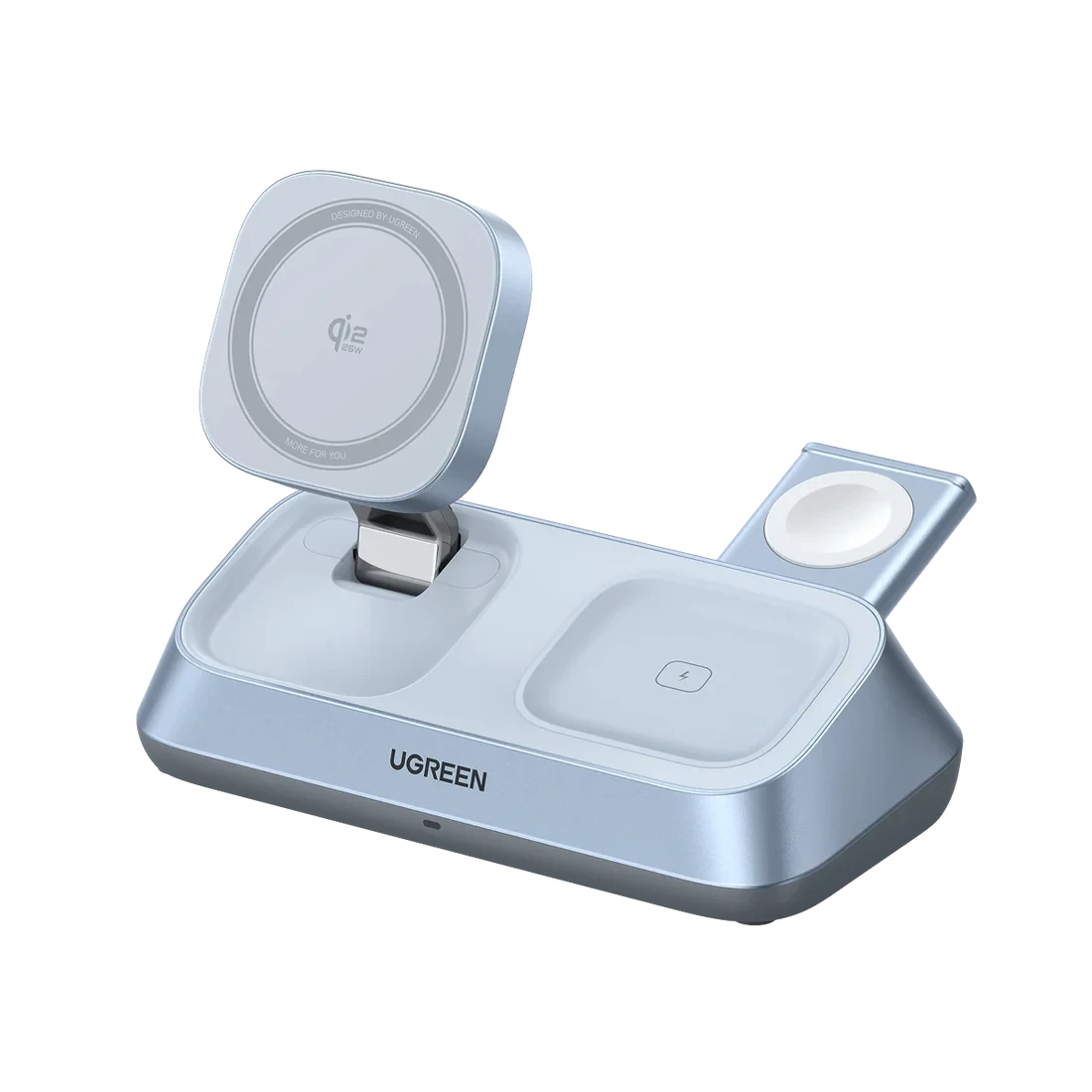 UGREEN MagFlow 3-in-1 Magnetic Wireless Desktop Charger 25W