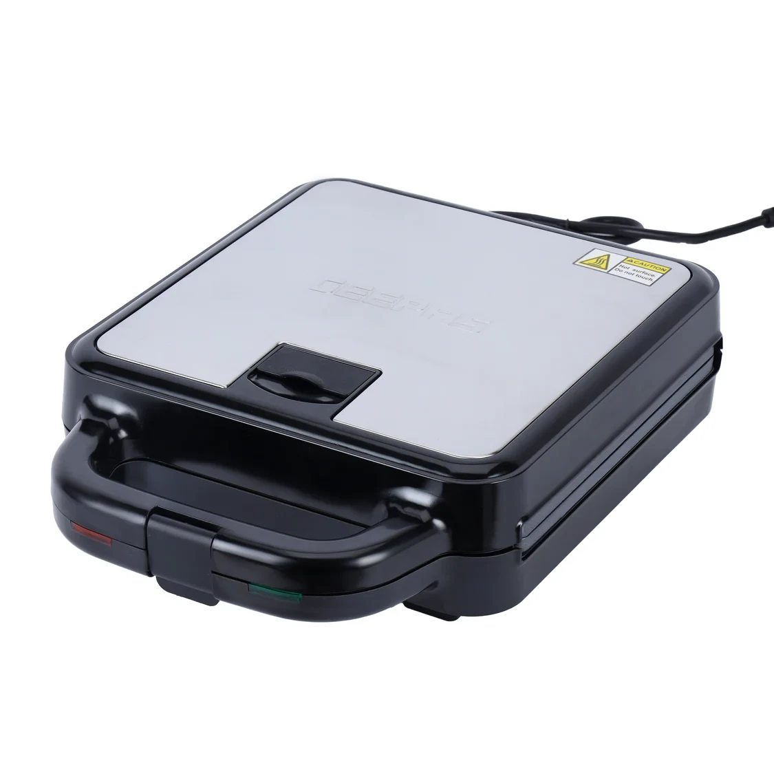 Geepas 6-in-1 Multi Snacks Maker GSM36528 1400W 6 Detachable Non-Stick Plates 180 Degree Flat Opening Overheat Protection and Cool-Touch Handle