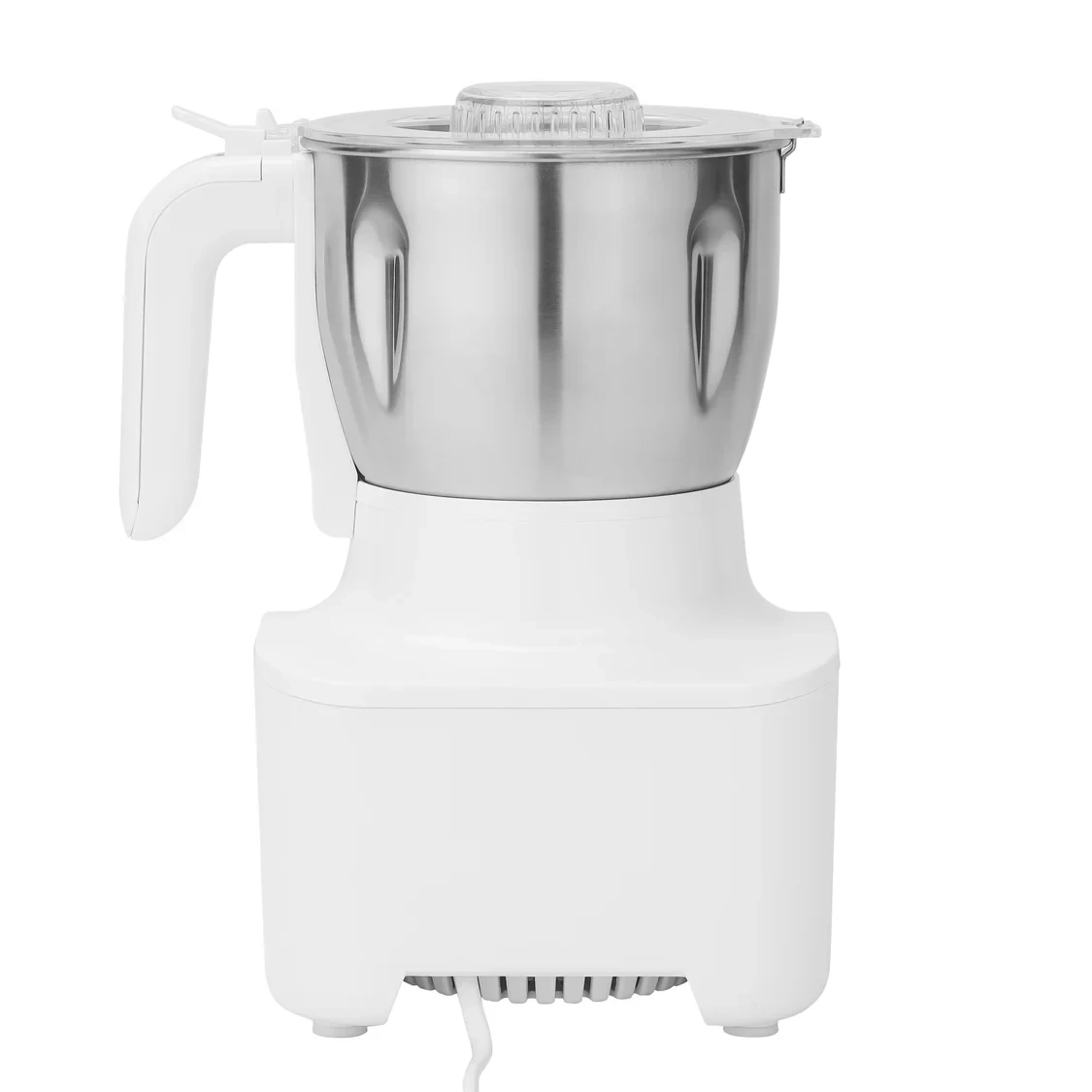 Geepas Food Processor GGC286 has a 600W motor that's strong and includes overheat protection. It comes with a stainless steel bowl, a 2-speed switch that uses piano buttons, and a safety lid.