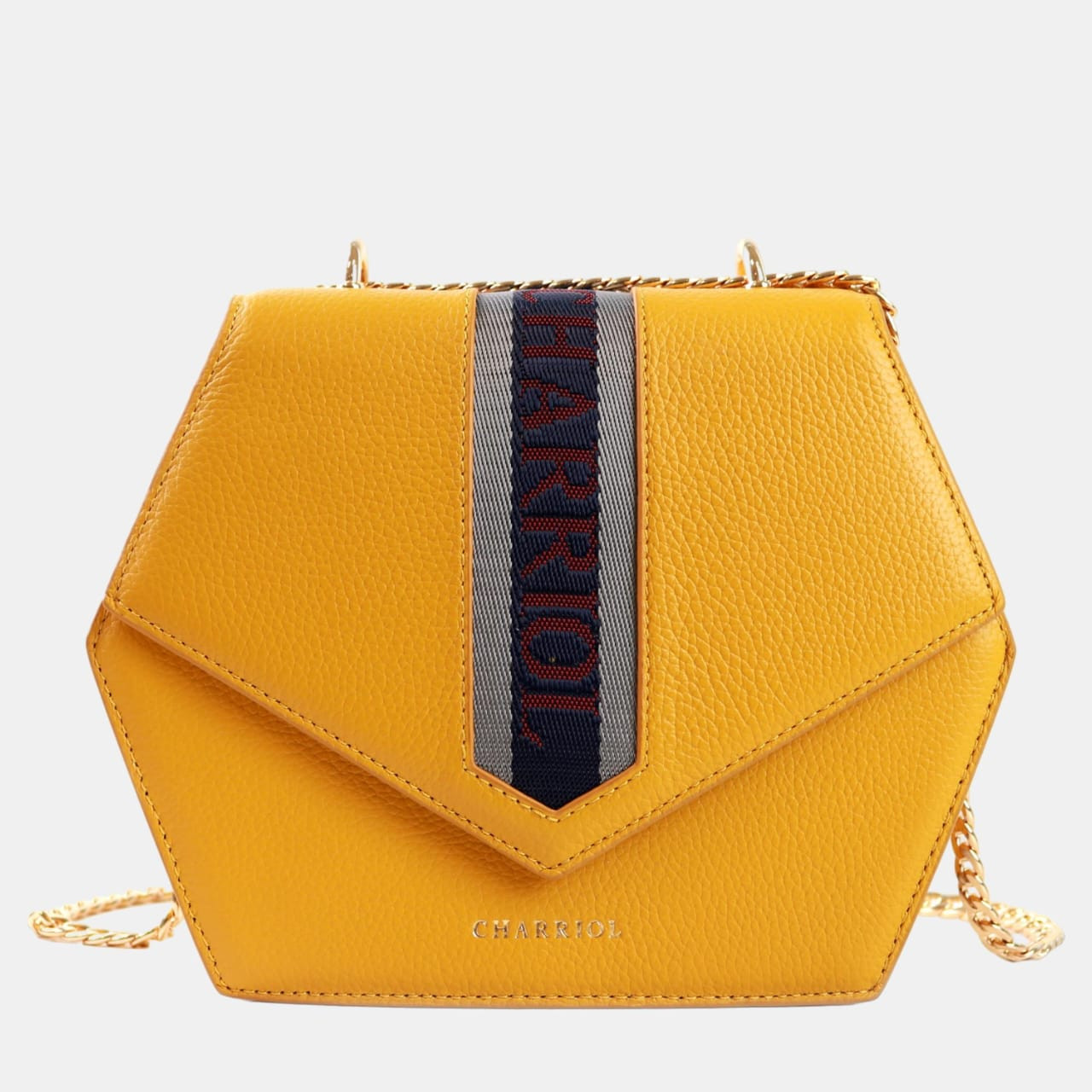 Charriol Deauville Yellow Leather Crossbody Bag – Elegant Women's Handbag
