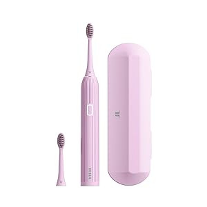 Tesla Smart Sonic Toothbrush TS200 Pink Works with Google, Alexa and Tesla Home App