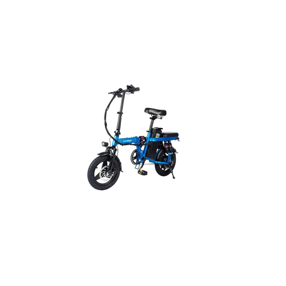 Electric Bike with 500W Motor and Battery 48V 10 Ah Blue