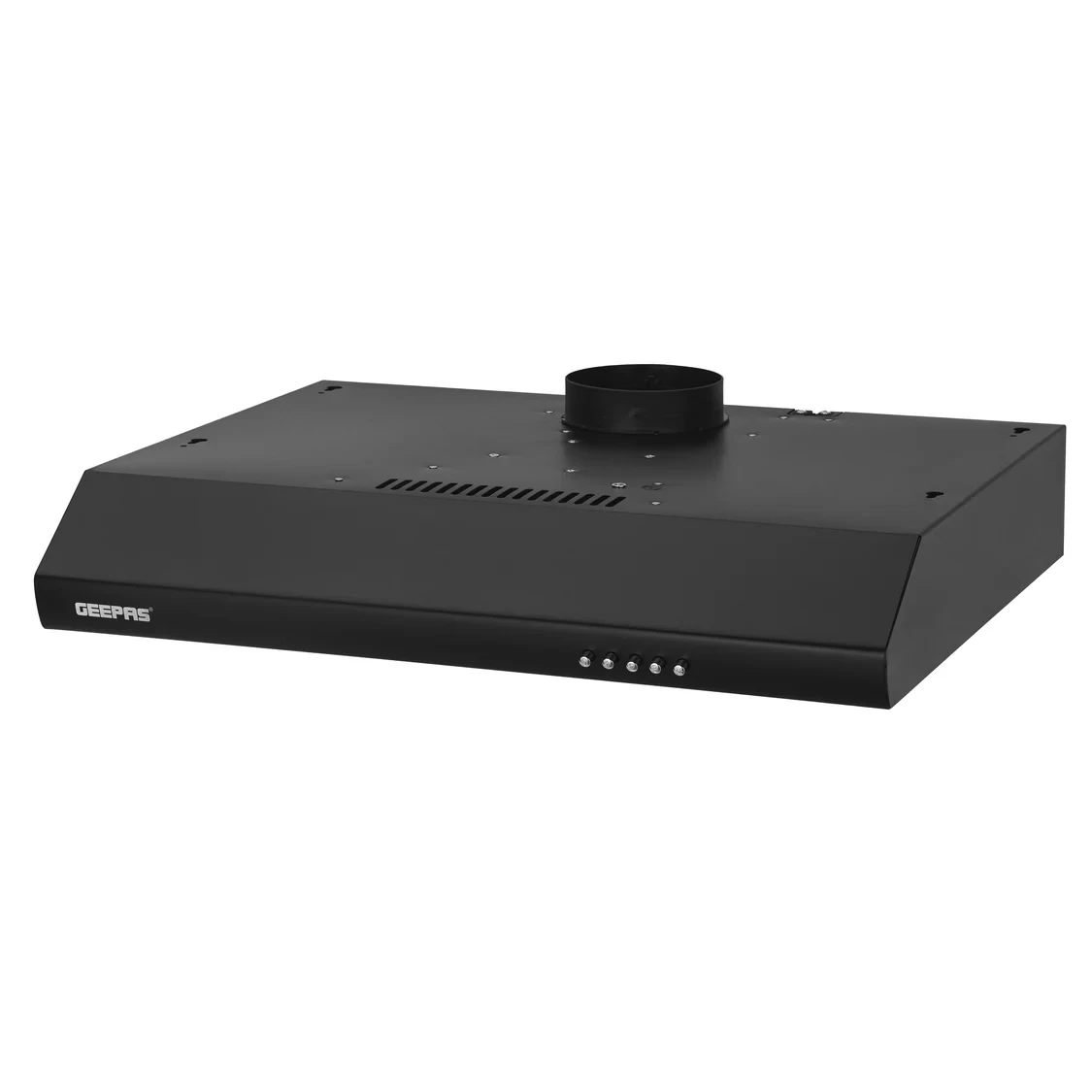 Geepas GHD625BCS Slim Black Kitchen Hood With 200 m3h Suction