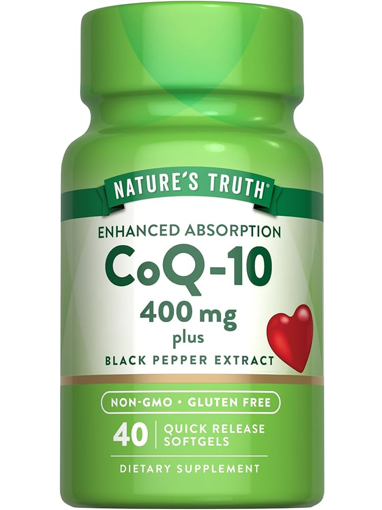 Nature’s Bounty Co Q- 10 400 mg – Heart Health & Cellular Energy Support| 40 Softgels