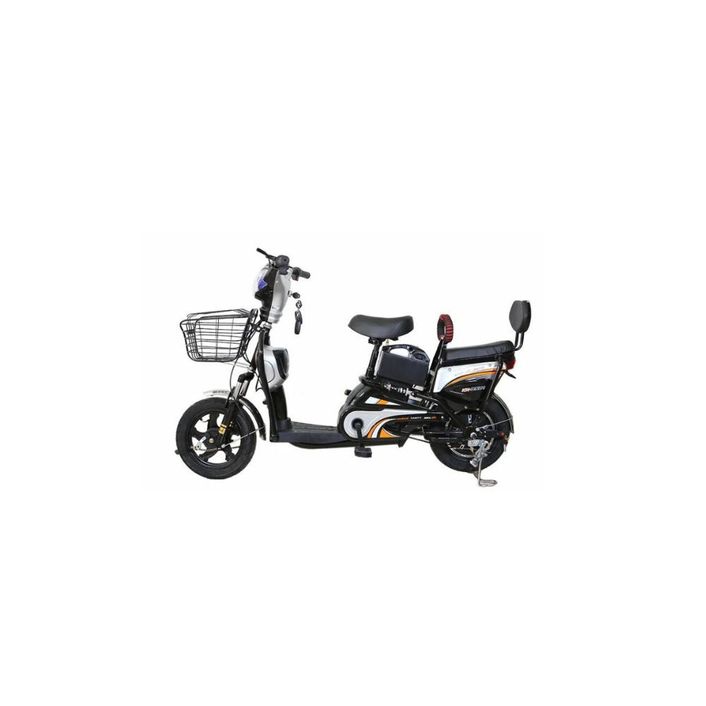 Electric Grocery Bike 14 Size Tyre Black