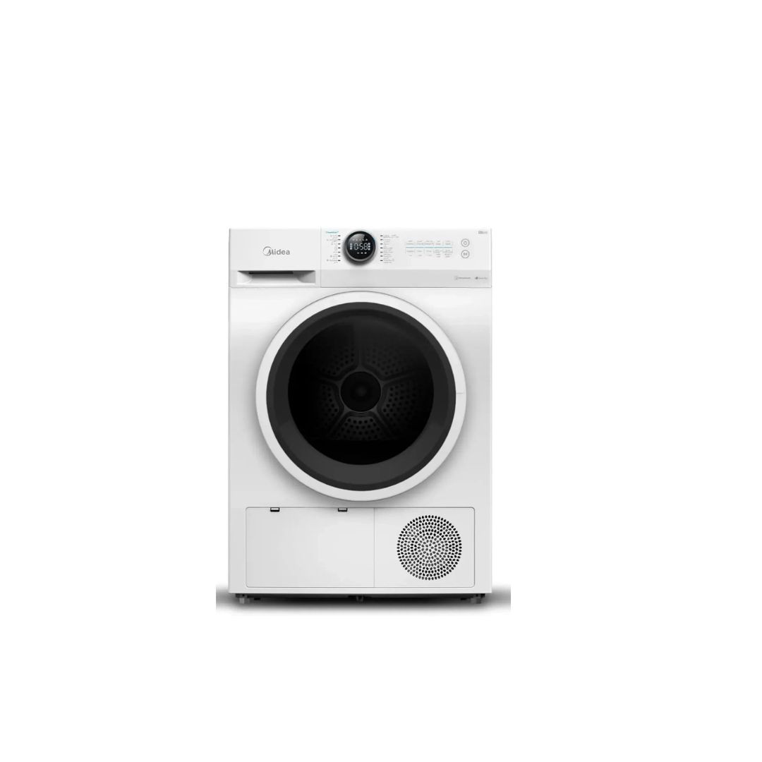 Midea 8 Kg Freestanding Smart Front Load Condenser Dryer, MD200C80W/W-GCC