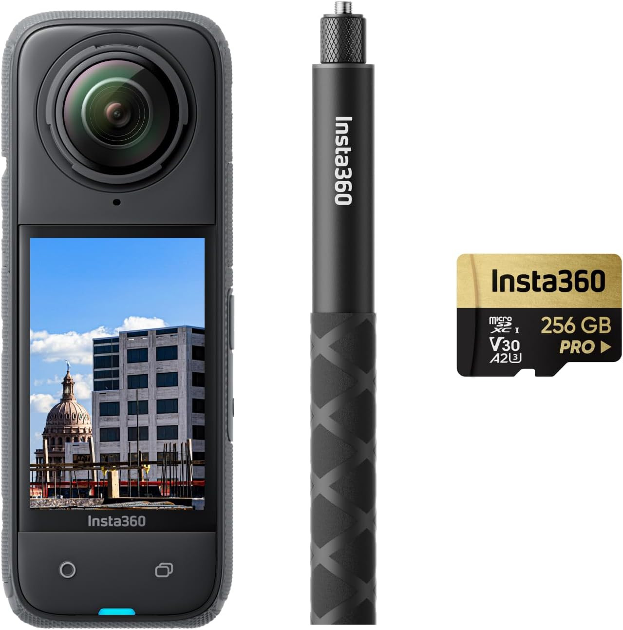 Insta360 X4 Building Bundle - 360° Construction Camera, 8K30fps 360 HDR Video, 72MP Photo