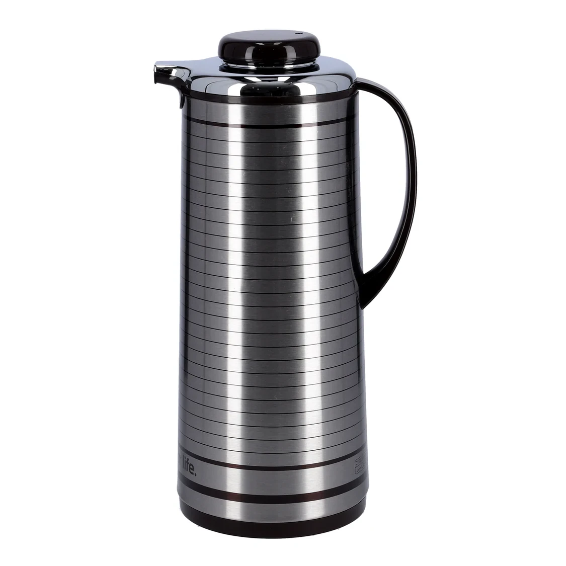 Geepas GVF5261 Vacuum Flask  1.9 Liter Capacity  Keeps Drinks Hot or Cold  Made from Durable Plastic, Iron, Glass, and Silica Gel  Maintains Freshness of Drinks
