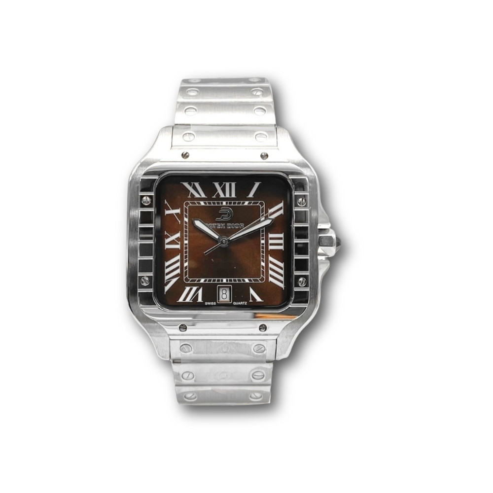 Patek Dior Medium Model Brown Sunray Dial Luxury Watch