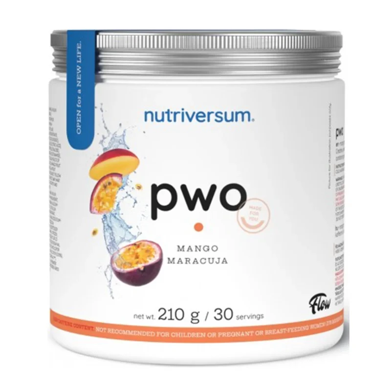 Nutriversum Flow PWO 2.0 210 G - Mango Maracuja