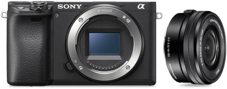 Sony Alpha A6400 Mirrorless Camera With 16-50 Lens Kit, Compact Aps-C Interchangeable Lens Digital Camera