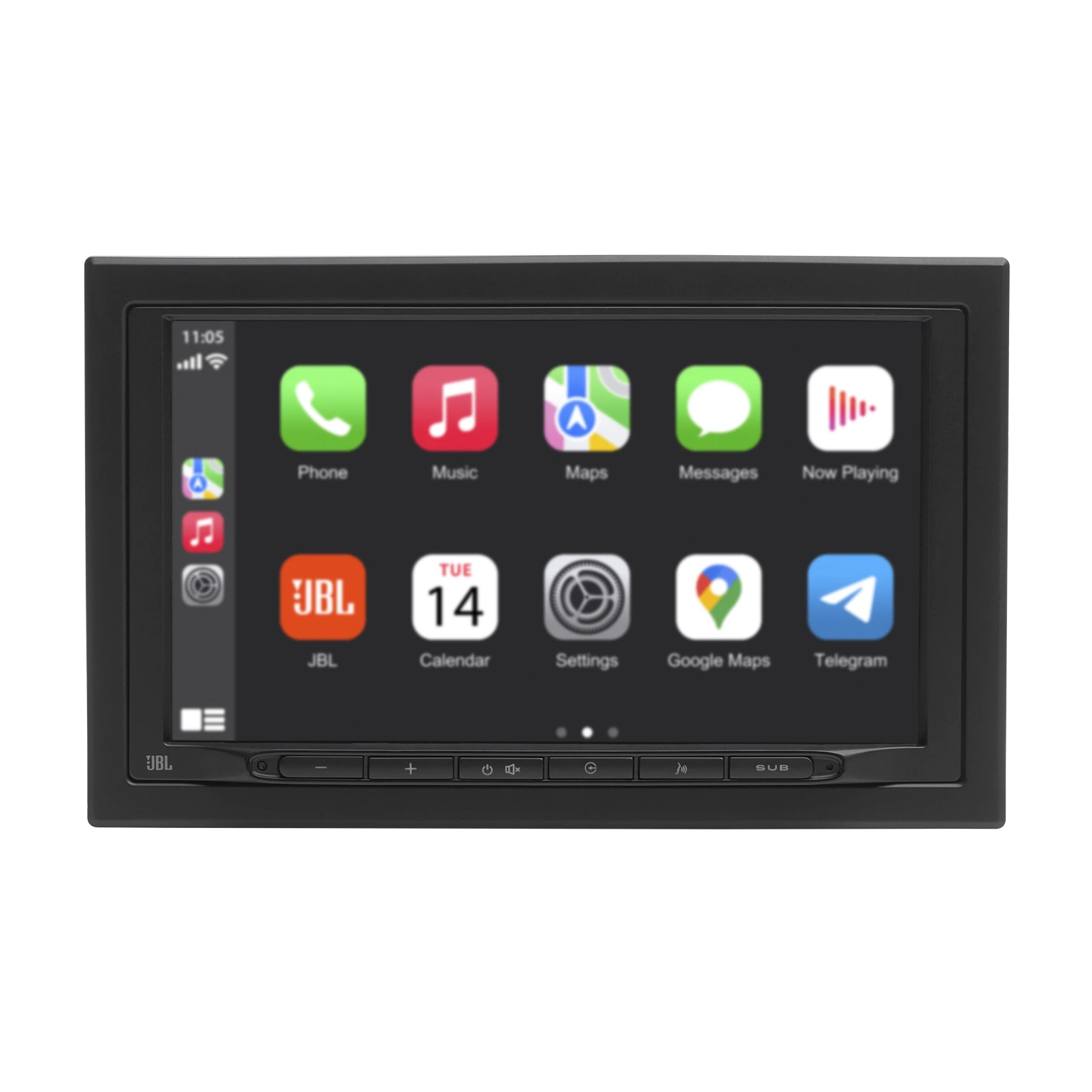 JBL Legend 700 2-DIN 7" Touchscreen Car Stereo with Wireless Apple CarPlay & Android Auto, Bluetooth
