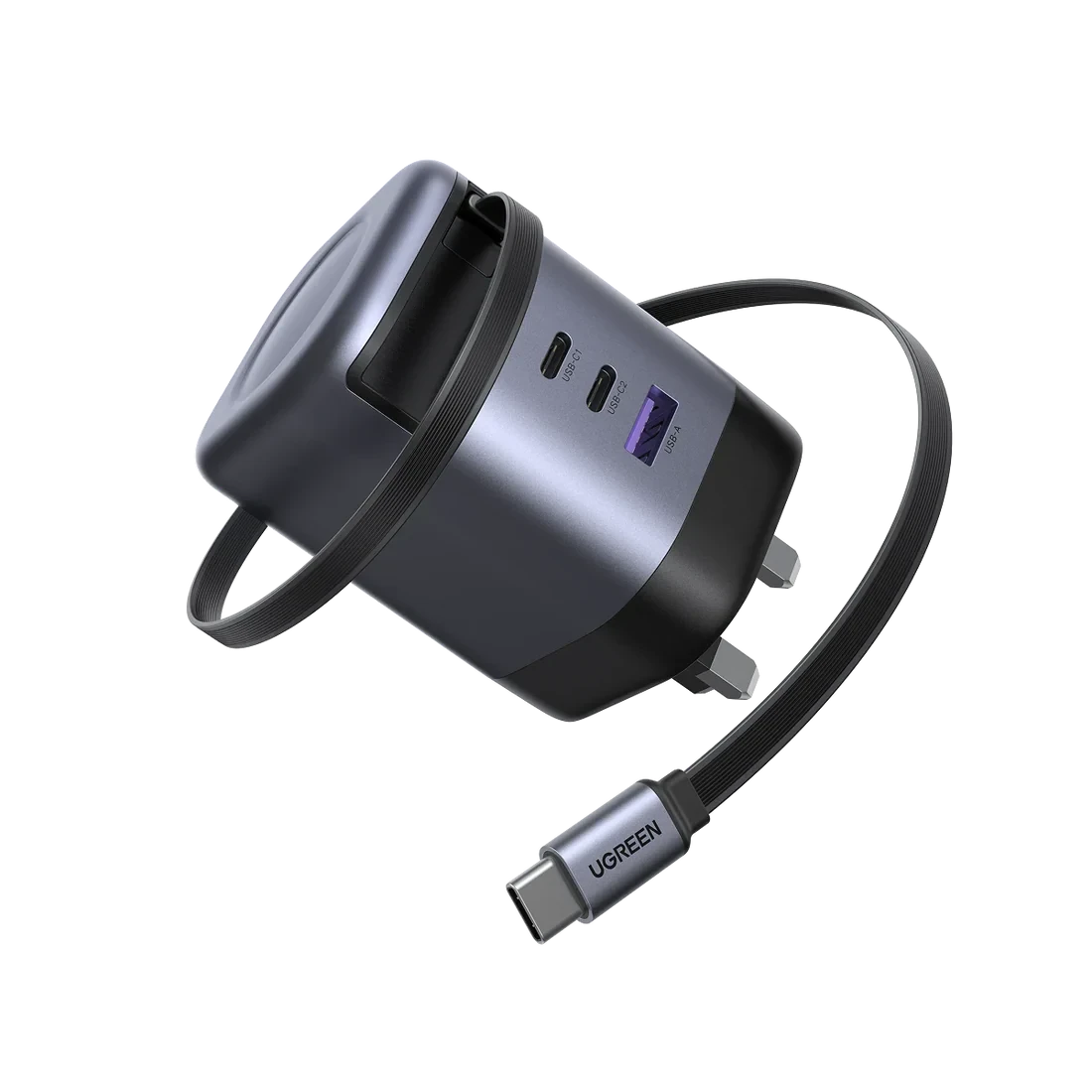UGREEN Nexode Charger Retractable USB-C Cable 100W