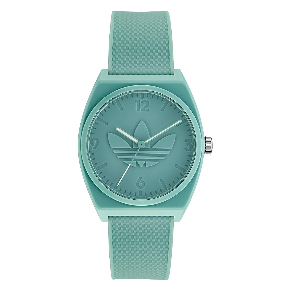 Adidas Mint Analog Silicone Strap Minimalist Design Unisex Sport Style Watch