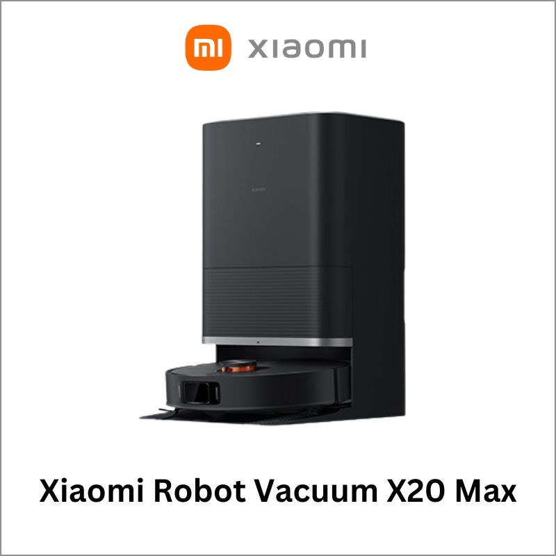 Xiaomi X20 Max Robot Vacuum and Mop — Self Emptying, Black