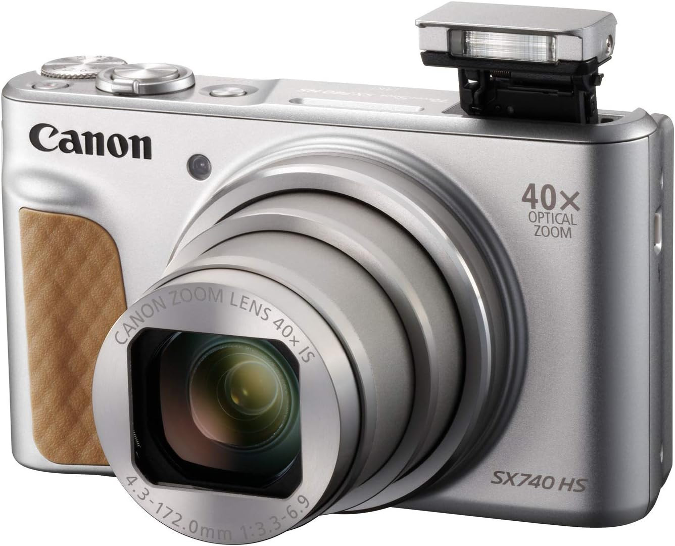 Canon 2956C002 PowerShot SX740 Digital Camera w/40x Optical Zoom & 3 Inch Tilt LCD - 4K VIdeo