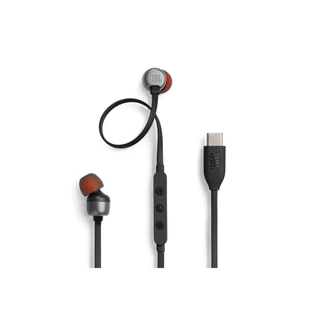 Tune 310C USB-C Wired Hi-Res In-Ear Headphones Black