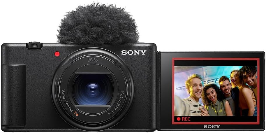 Sony ZV-1M2 Vlog Camera for Content Creators and Vloggers - Black
