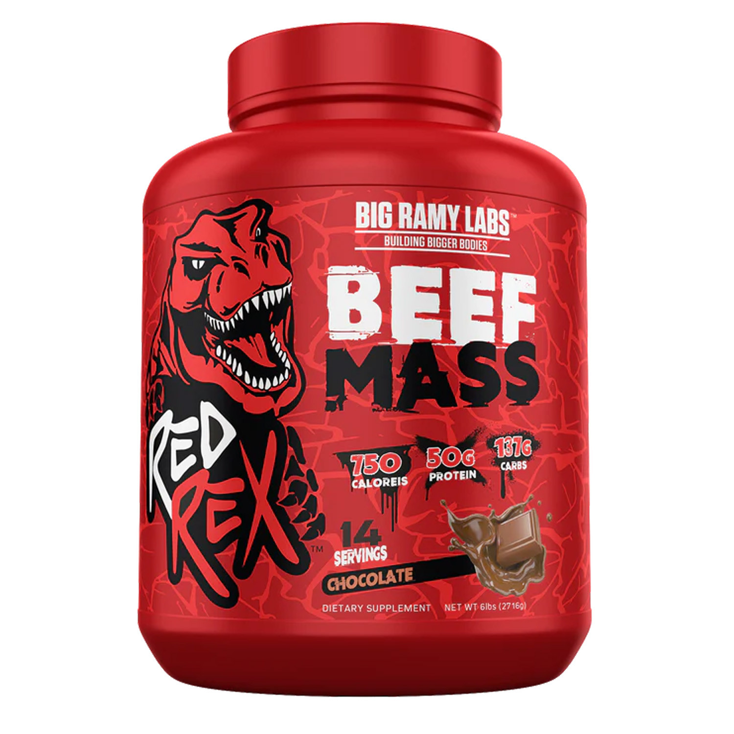 Beef Mass Gainer, Chocolate, 6 LB, Build Lean Muscle Mass