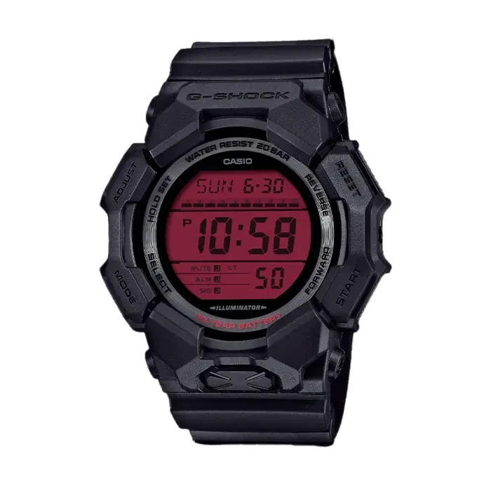 G-SHOCK Red and Black Collection Men Digital Casual Watch GD-010BBR-1DR
