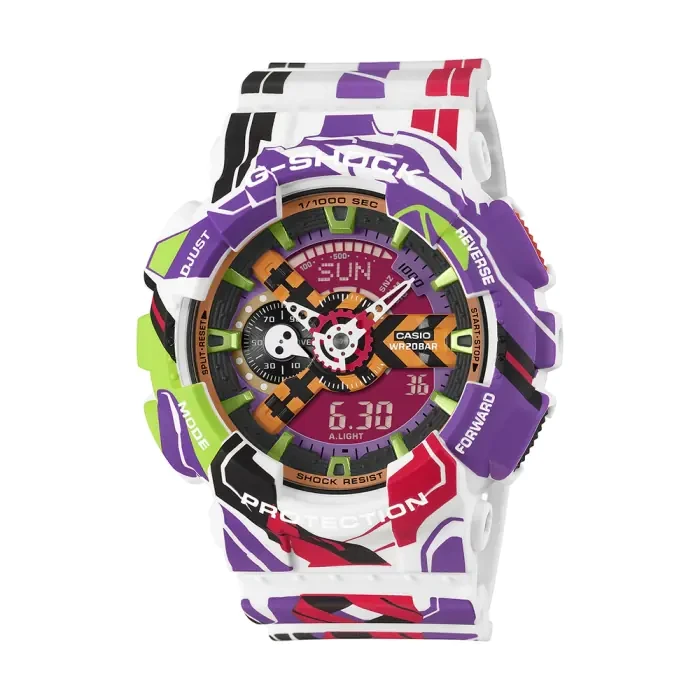 G-SHOCK EVANGELION Collaboration Model Digital Men Watch GA-110EVA30-7ADR