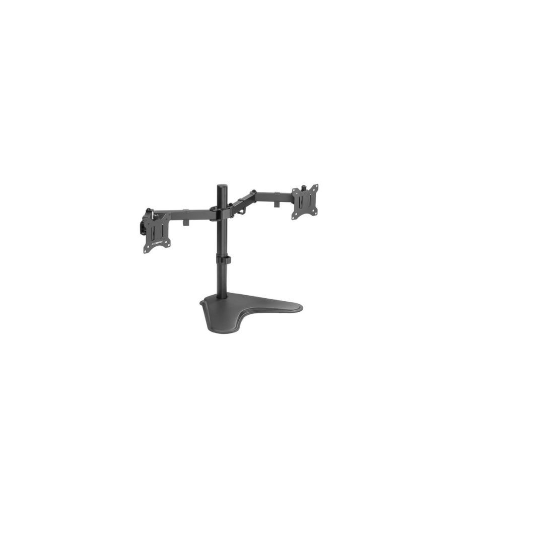 STARGOLD Dual Arm Monitor Desk Mount Stand for 17-32 Inch LCD/LED, Heavy Duty Gaming Monitor Stand Fully Adjustable Arms Hold 2 Screens
