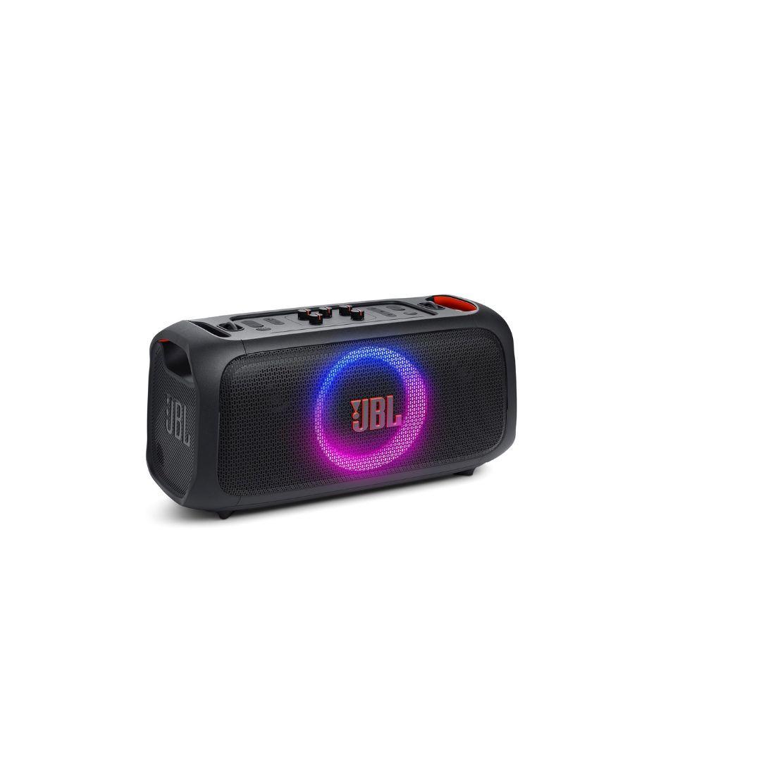 Partylight Beam And Partybox On-The-Go Essential Portable Party Speaker Combo Black