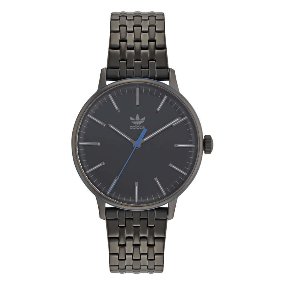 Adidas Code One 3-Hand 38mm Watch with Stainless Steel Band – A Modern and Simple Watch for Both Men and Women.