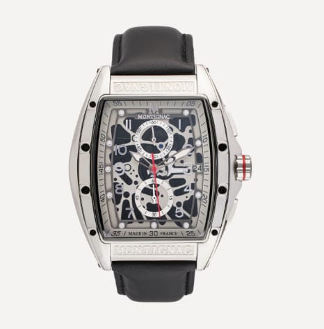 Montignac MOW902 Men’s Watch with tableware and Black Dial – Elegant Stainless Steel Quartz Timepiece