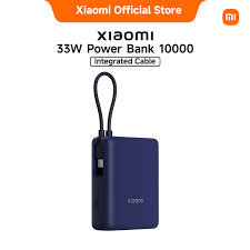 Xiaomi 33W Power Bank with Built In Cable BHR9341GL Ice Blue