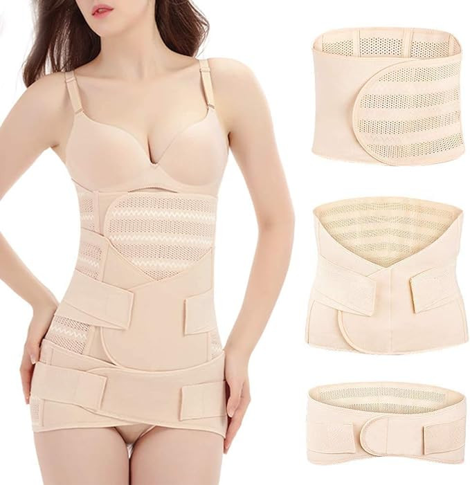 3-in-1 Abdominal and Back Support Belt for Postpartum Recovery