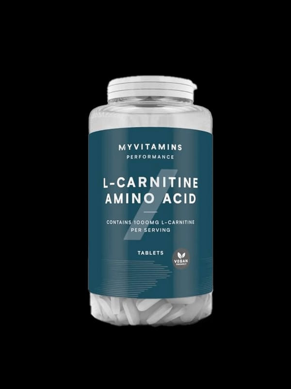 Myvitamins L- Carnitine 180 Tablets – Energy Metabolism & Fat Conversion Support