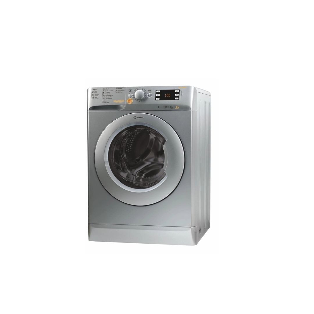 Indesit Freestanding Front Load Washer Dryer, XWDE-751480XSUK (7 kg Wash, 5 kg Dry, 1400 rpm)