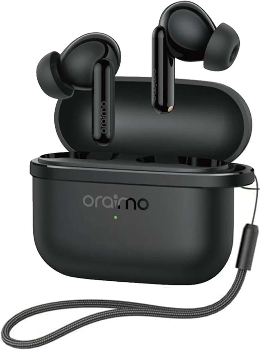 Oraimo OTW-324 SpaceBuds Lite True Wireless Earbuds with Sound360 Spatial Audio and 40-Hour Playtime - Speed Black