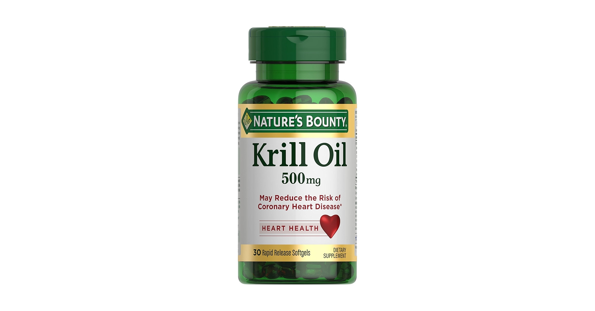 Nature’s Truth Krill Oil 500 mg – Omega- 3 EPA & DHA for Heart, Brain & Joint Health| 60 Softgels