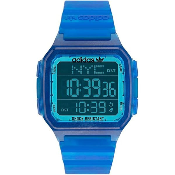 Adidas  Tech One Watch Street Style Digital Blue Watch – Blue