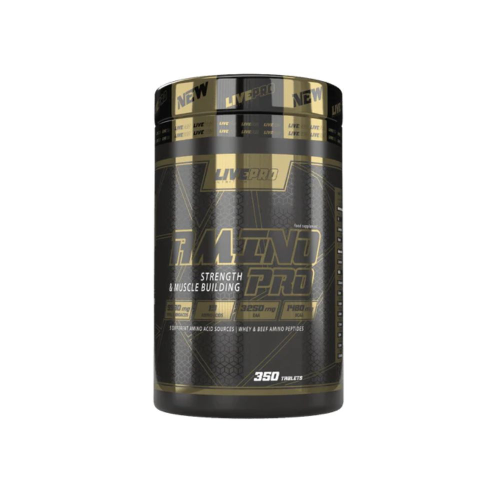 LIVEPRO Nutrition Amino Pro Complete Amino Acid Supplement 350 Tablets