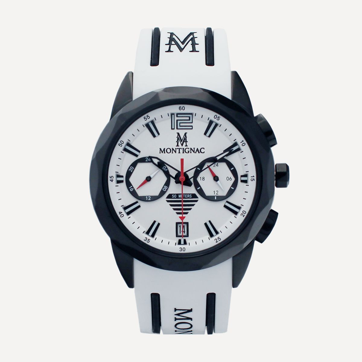 Montignac Classic MOW500 Men’s Watch with White Dial – Elegant Stainless Steel Quartz Timepiece