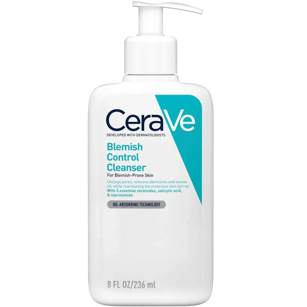 CeraVe Blemish Control Face Cleanser with 2 Salicylic Acid and Niacinamide 236ml