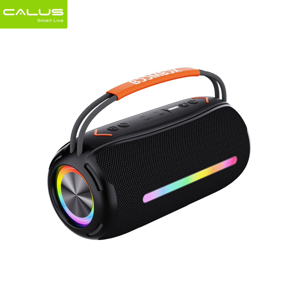 CALUS S69 Speaker – A portable Bluetooth wireless speaker that offers strong bass, colorful RGB lighting, and a long-lasting battery.