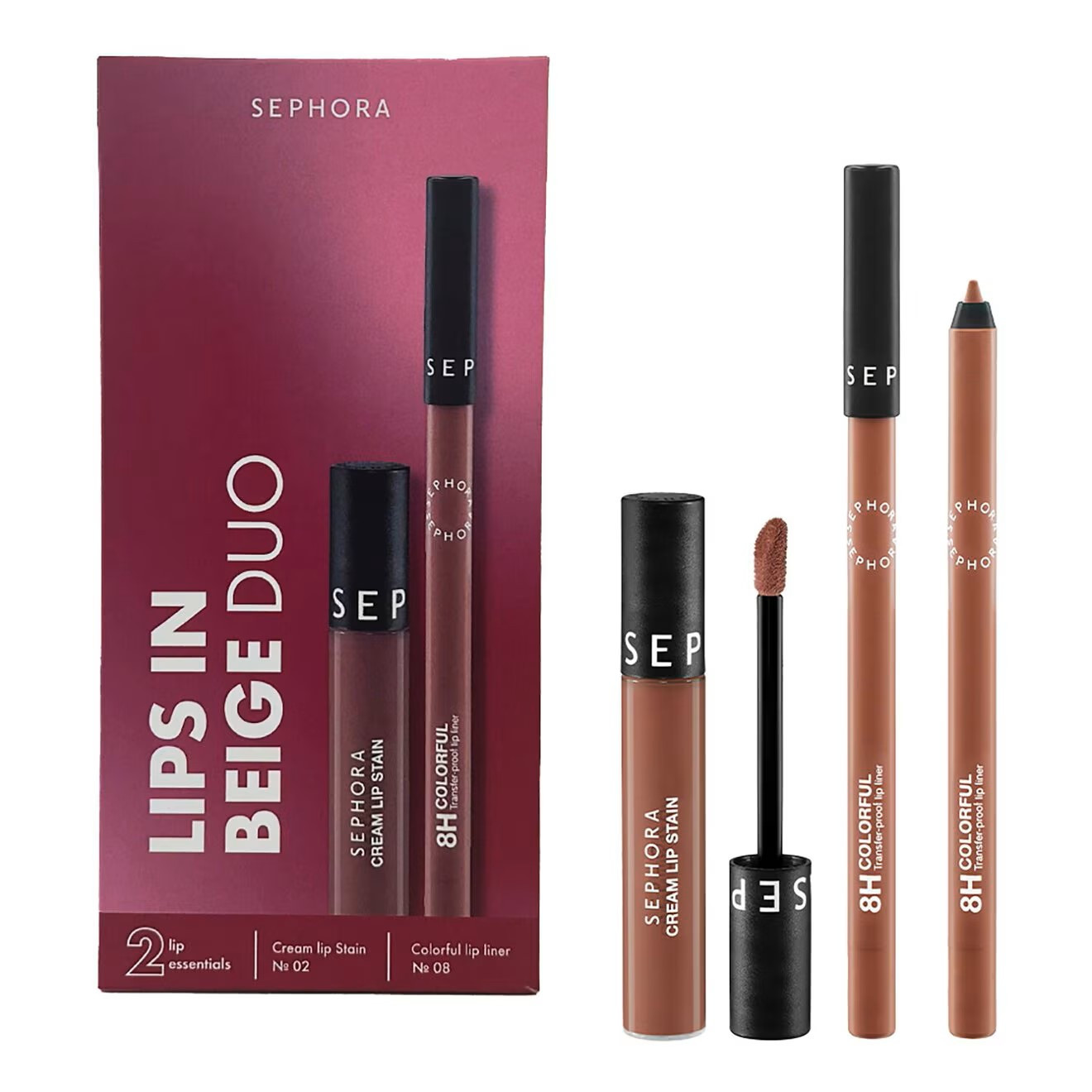 SEPHORA Lips in Beige Duo