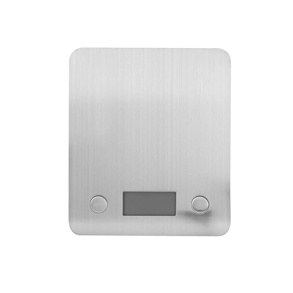 Geepas Digital Kitchen Scale GKS46507UK is a high precision food scale perfect for cooking and baking. It features an LCD display, is made of stainless steel, has a slim design, and is easy to clean a