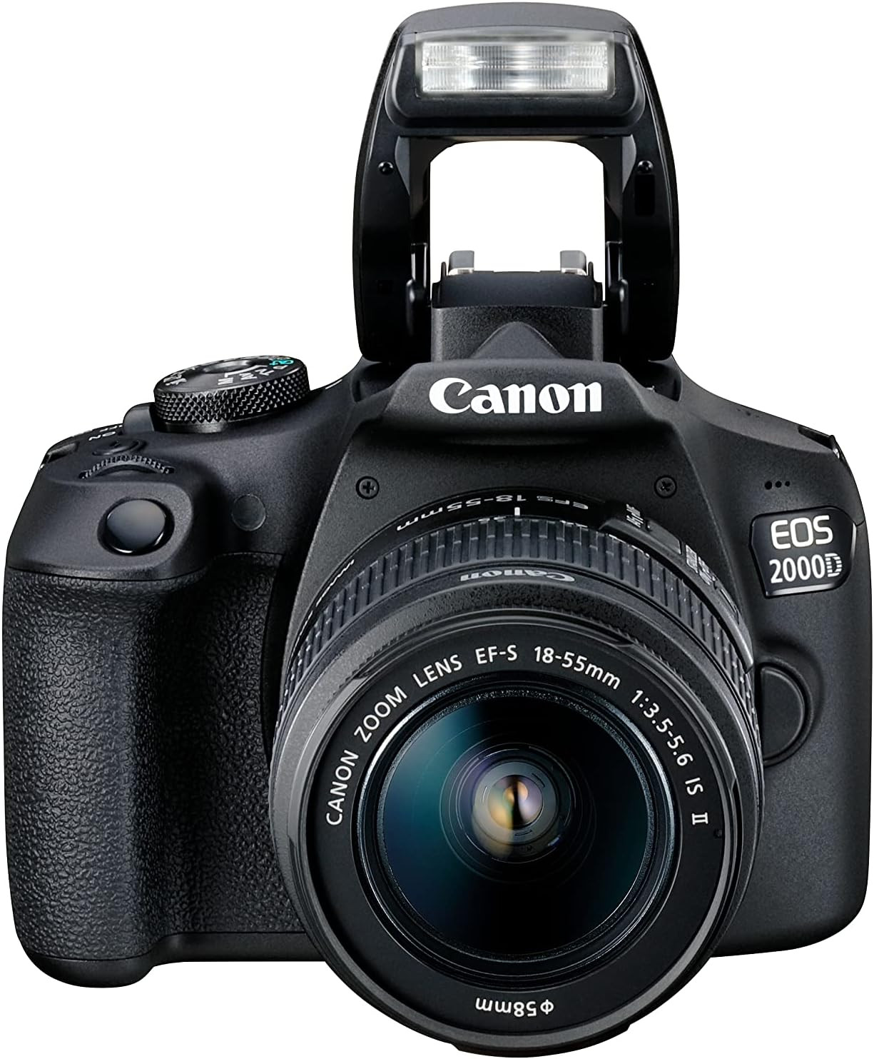 Canon 2728C003 Eos 2000D 18-55 Is, 24.1 Mp, Dslr Camera, Black