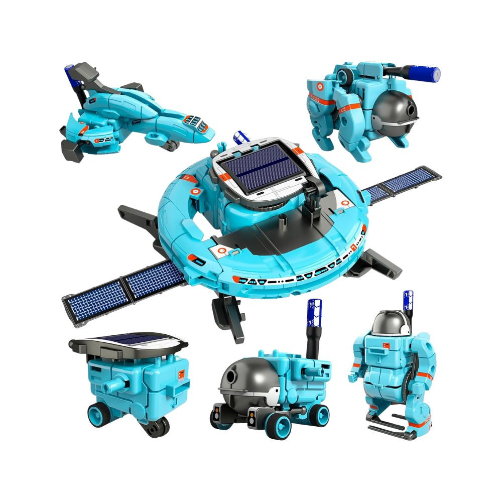 6 in 1 Solar Robot Toy Kit for STEM Learning and Creativity
