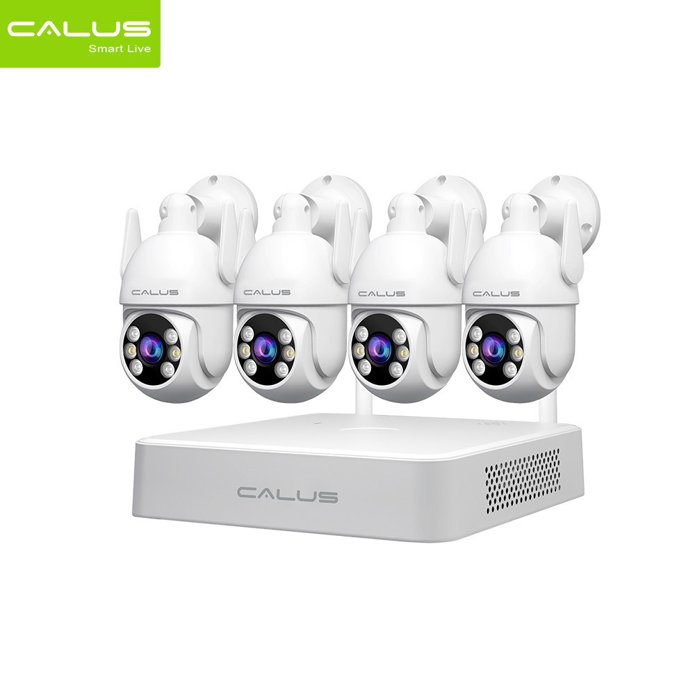 CALUS NVS11-4 Camera – HD Smart WiFi Indoor/Outdoor Security Camera with Night Vision and Motion Alerts