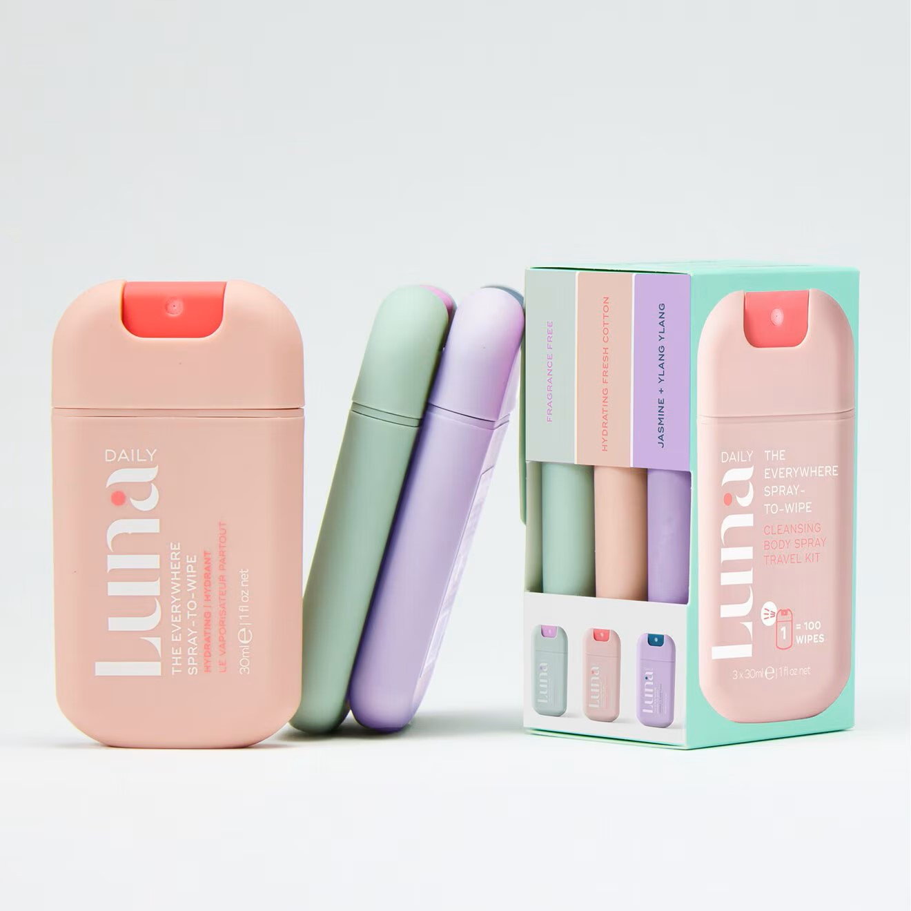 SEPHORA The Everywhere Spray to Wipe Cleansing Body Spray Kit