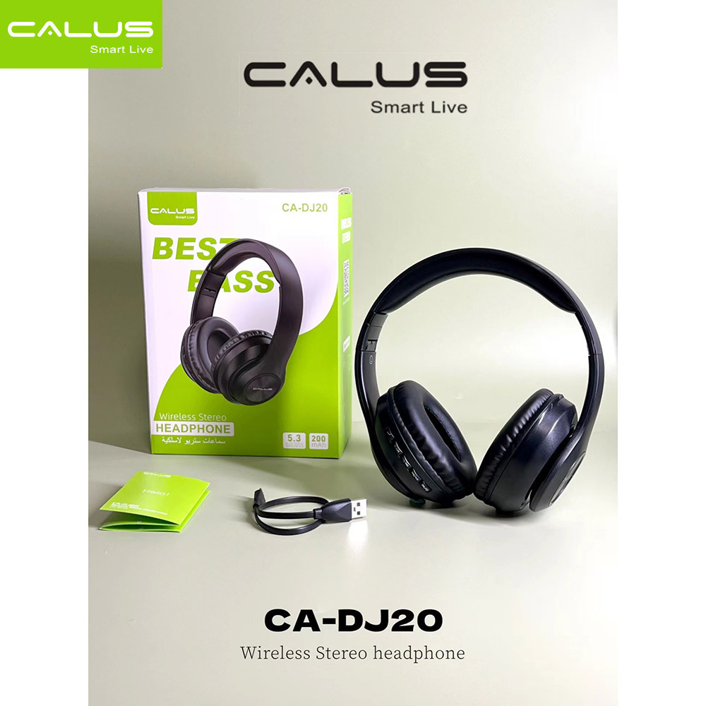 CALUS CA-DJ20 Wireless Headphones – Bluetooth Over-Ear Headset with 40 mm Drivers and a Memory Card Slot