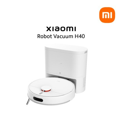 Xiaomi Robot Vacuum H40 — 10000Pa Suction, Auto Dust Emptying, White