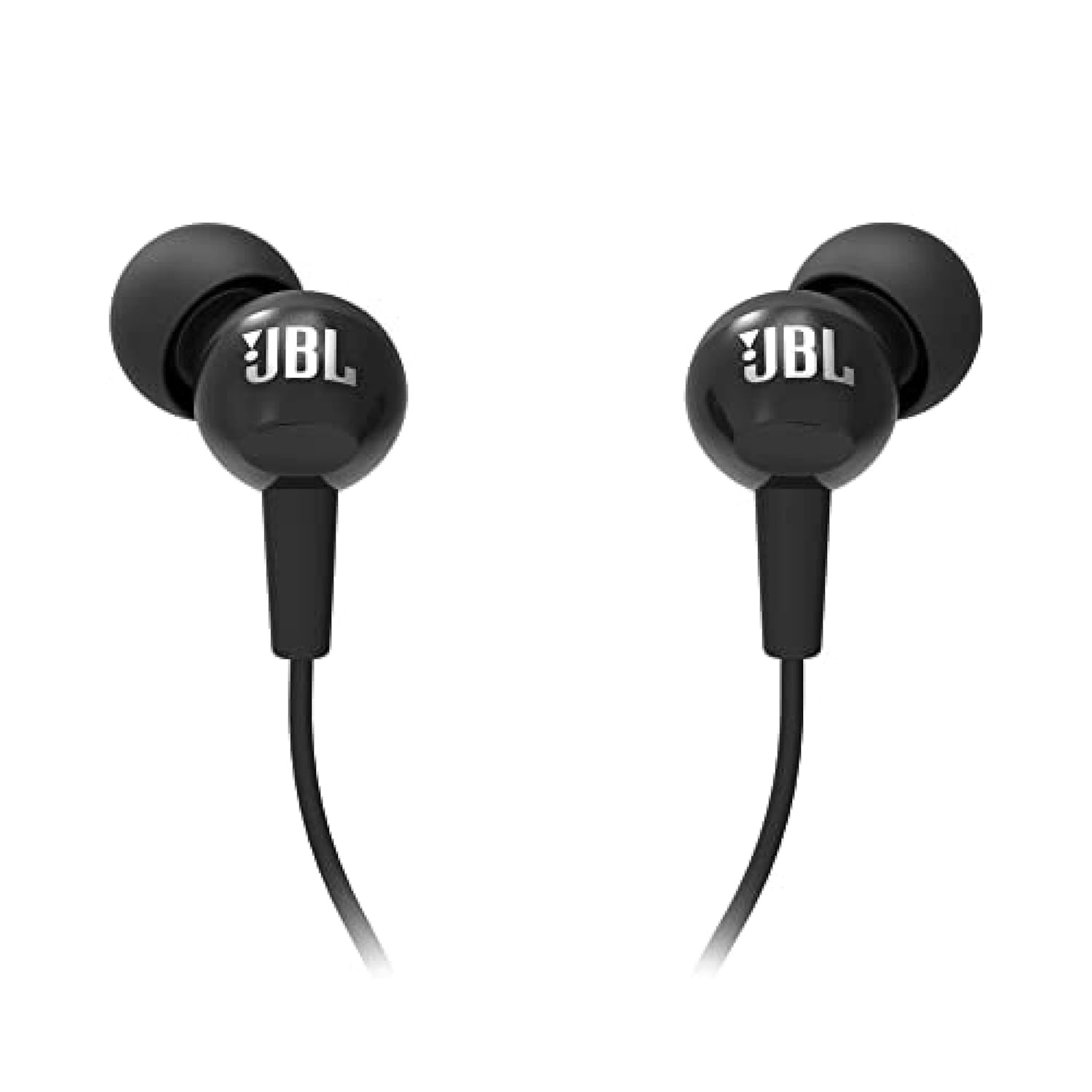 JBL C100SI In Ear Headphones with Mic (Black)