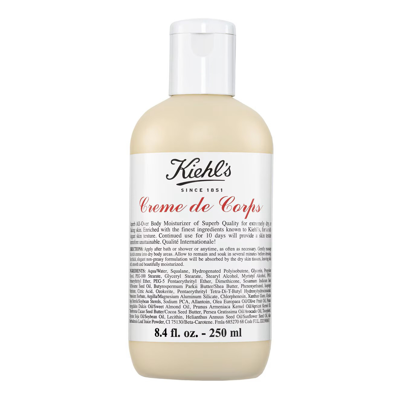 SEPHORA Crème de Corps Refillable Hydrating Body Lotion with Squalane